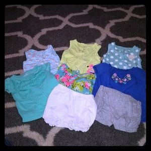 8 piece baby girl bundle (bundle #3)
